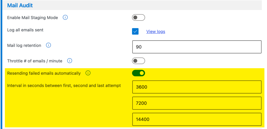 Improve the reliability of sending WordPress emails - Automatically resend failed emails.
