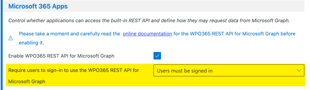 Embed a SharePoint Library for your customers (without User Sign-in) - Change access-level for the REST API.