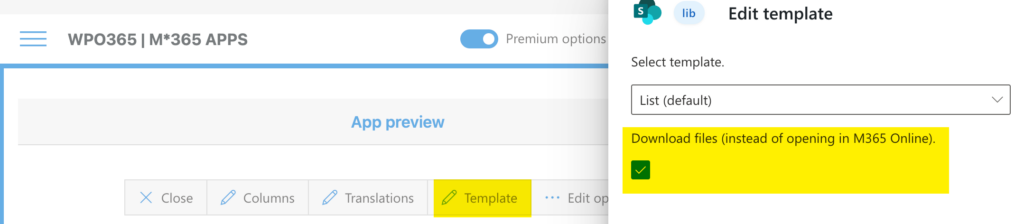 Embed a SharePoint Library for your customers (without User Sign-in) - Force Download Files.